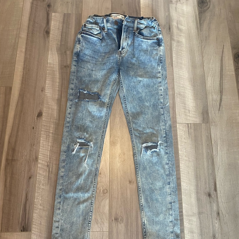 Girls Skinny Ripped Jeans - aéropostale